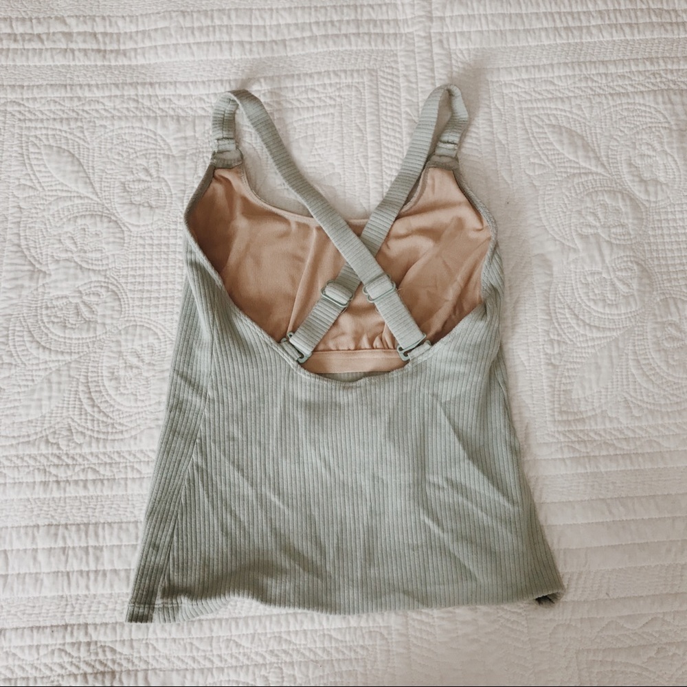 Free People Movement Mint Cross Back Tank